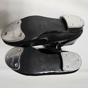 Freestyle Black Patent Leather Tap Shoes Used, Size 10 Child